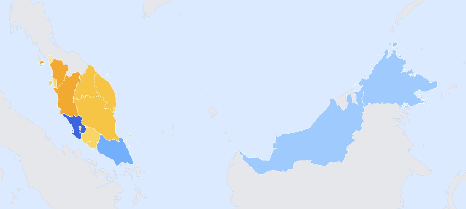 Dashboard Peta Malaysia