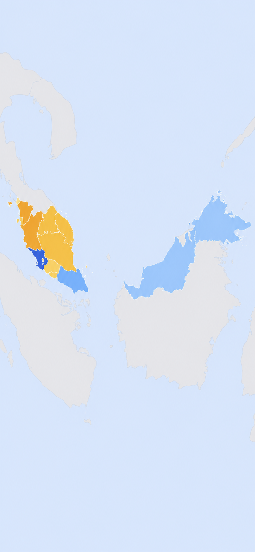 Dashboard Peta Malaysia Mobile